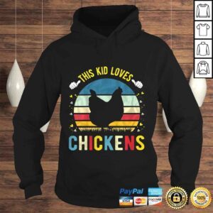 Hoodie Official Kids This Kid Loves Chickens Boys and Girls Chicken Shirt