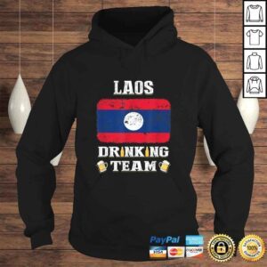 Hoodie Official Laos Drinking Team Funny Beer Tee TShirt