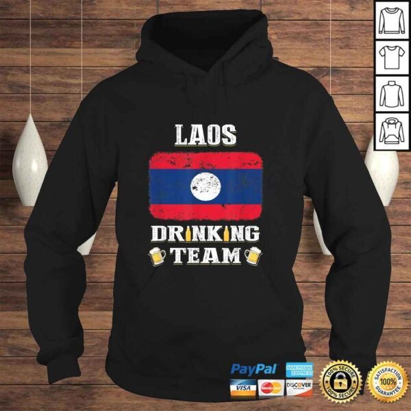 Official Laos Drinking Team Funny Beer Tee T-Shirt - Image 4