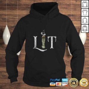 Hoodie Official Lit Funny Burning Sage Smudge Stick Witch Halloween Gift Gift TShirt