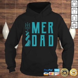 Hoodie Official Mens Merdad Shirt Trident Mermaid Dad Gift Top