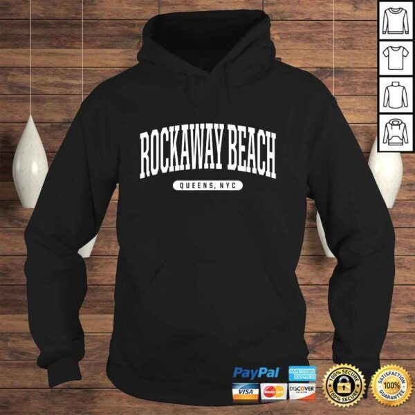 Official NYC Borough Rockaway Beach Queens New York City TShirt - Image 4