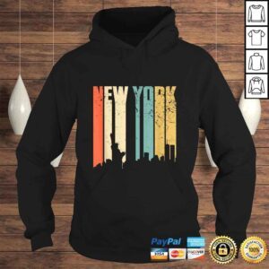 Hoodie Official New York Retro Skyline City Shirt