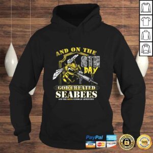 Hoodie Official On the 8th Day God Created the Seabees TShirt