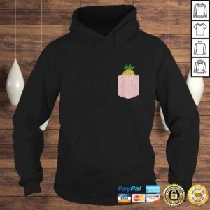 Hoodie Official Pineapple Shirt Cute Pocket Pineapple Fruit Gift Design VNeck TShirt