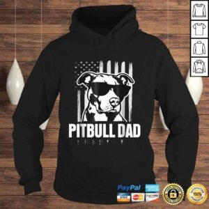 Hoodie Official Pitbull Dad Mens Shirt Proud American Pit Bull Dog Shirt