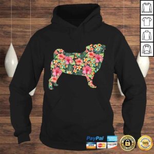 Hoodie Official Pug Flower Funny Dog Silhouette Floral Gifts Women Men Shirt