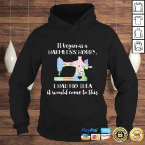 Hoodie Official Quilting Gift Quilter Patchwork Sew Machine Fabric Shirt