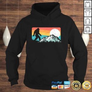 Hoodie Official Retro Bigfoot Silhouette Rocky Mountains Tee TShirt