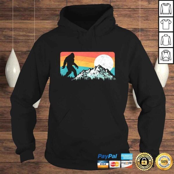 Official Retro Bigfoot Silhouette Rocky Mountains Tee T-Shirt - Image 4