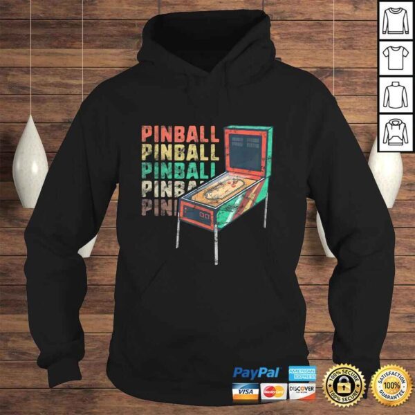 Official Retro Pinball Machine Shirt Women Men Gamer Geek Vintage Shirt - Image 4