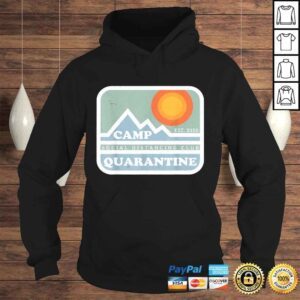 Hoodie Official Retro Vintage Camp Quarantine Funny Social Distancing Tee TShirt