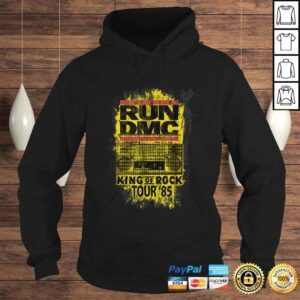 Hoodie Official Run DMC Official King Of Rock Tour 85 Tshirt