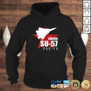 Hoodie Official Russian Fighter Tee SU57 PAK FA Tshirt