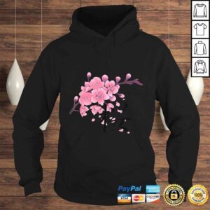 Hoodie Official Sakura Cherry Blossoms with Japanese Kanji TShirt