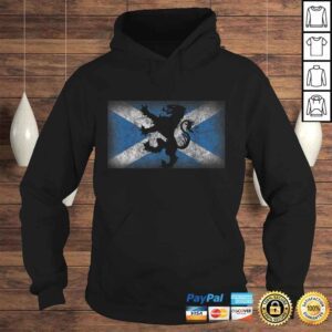 Hoodie Official Scotland Flag Lion Rampant Scottish Pride Flag Gift TShirt