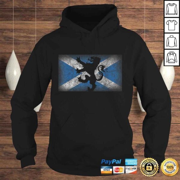 Official Scotland Flag Lion Rampant Scottish Pride Flag Gift TShirt - Image 4