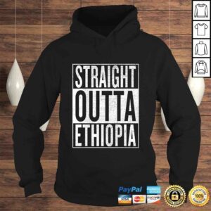 Hoodie Official Straight Outta Ethiopia Great Travel Gift Idea Shirt