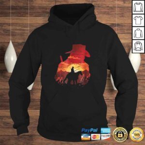 Hoodie Official Sunset Cowboy RDR2 Cool Gaming Tshirt