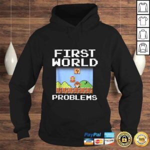 Hoodie Official Super Mario Retro 8 Bit First World Problems TShirt