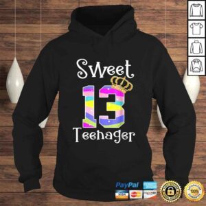 Hoodie Official Teenager Shirt 13th Birthday Gift Sweet 13 Tee