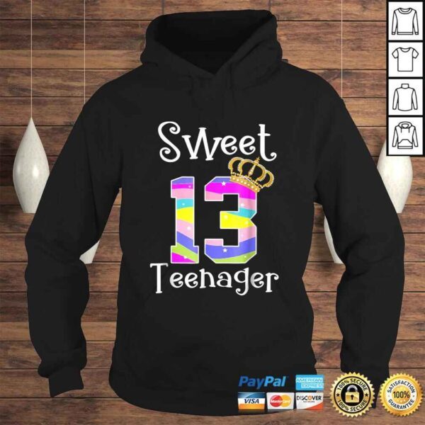 Official Teenager Shirt -13th Birthday Gift- Sweet 13 Tee - Image 4