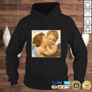 Hoodie Official The First Kiss angels detail by Bouguereau TShirt