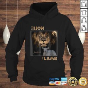 Hoodie Official The Lion And The Lamb Jesus Gift Top