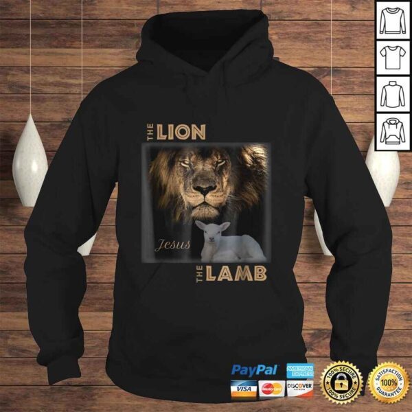 Official The Lion And The Lamb Jesus Gift Top - Image 4