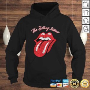 Hoodie Official The Rolling Stones Script Tongue Logo SweaTShirt