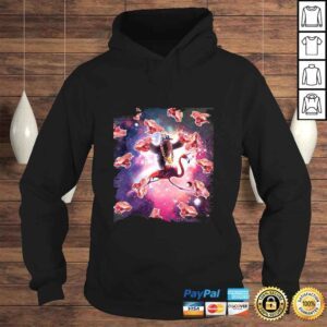 Hoodie Official Thug Space Sloth On Flamingo Unicorn Bacon Shirt