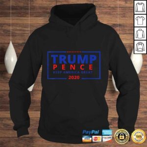 Hoodie Official Trump Pence Campaign Logo Keep America Great Rally TShirt