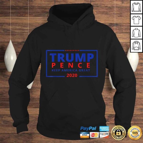 Official Trump Pence Campaign Logo Keep America Great Rally TShirt - Image 4