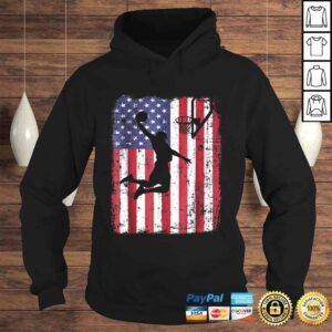 Hoodie Official USA American Flag Basketball Shirt