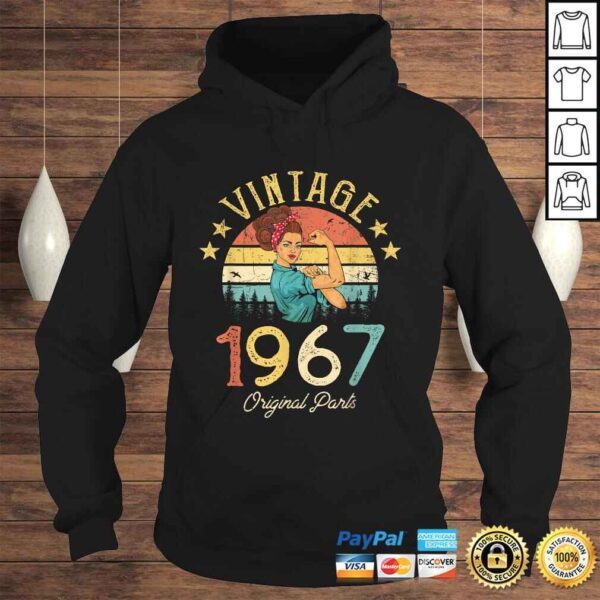 Official Vintage 1967 Made in 1967 53rd birthday 53 years old Shirt - Image 4