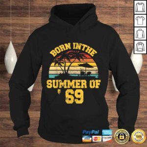 Hoodie Official Vintage 50th Birthday Summer Of 69 Shirt 1969 Birthday VNeck TShirt