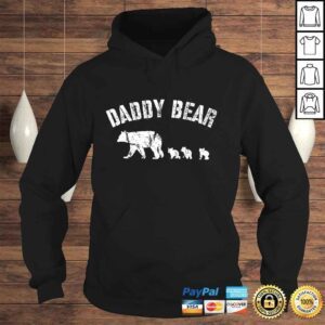 Hoodie Official Vintage Daddy Bear with 3 Three Cubs Dad Father Papa TShirt Gift