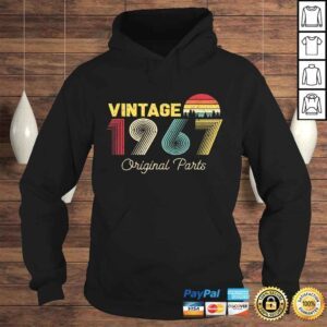 Hoodie Official Vintage Original Parts 1967 Gifts for 53 Years Old Birthday Shirt