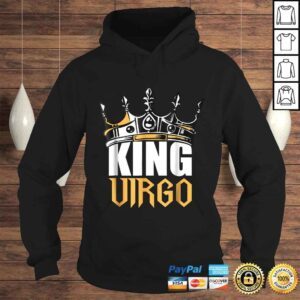 Hoodie Official Virgo Birthday Gifts King Virgo Zodiac VNeck TShirt