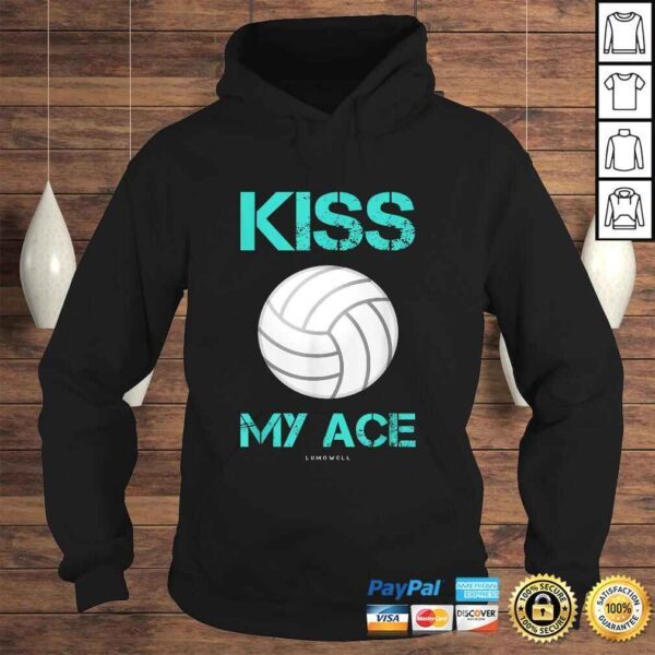 Official Volleyball Shirts - Kiss My Ace Tee T-Shirt - Image 4