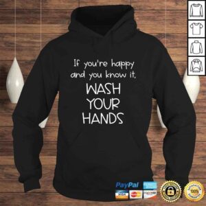 Hoodie Official Wash Your Hands VNeck TShirt