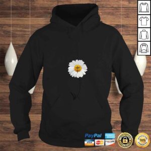 Hoodie Official Womens Blessed Cross Bible Christian Religious Daisy Trendy TShirt