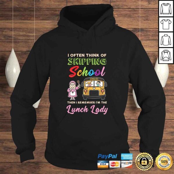 Official Womens Funny School Lunch Lady Cafeteria Lunch Lady Squad TShirt - Image 4