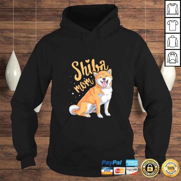 Official Womens Funny Shiba Inu Mom Dog Lover Gift for Shiba Inu Owner Shirt - Image 4