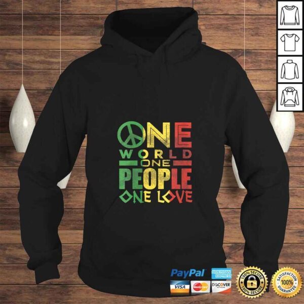 Official Womens Jamaican One Love Shirt Rasta Reggae Men Women Gift Kids Tee Shirt - Image 4