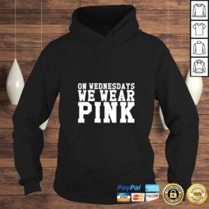 Hoodie Official Womens On Wednesdays We Wear Pink TShirt