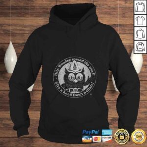 Hoodie Official Womens Woodsy Owl Give a Hoot Dont Pollute Faded Vintage TShirt Gift