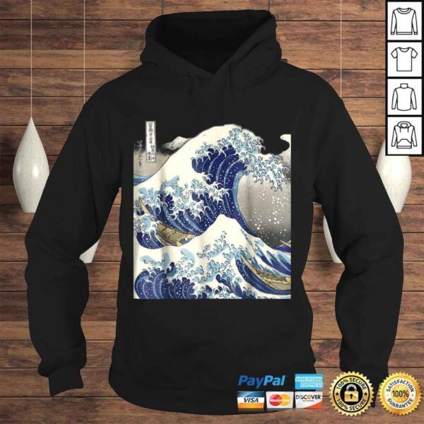 Official vintage Japanese tattoo art kanagawa the great wave TShirt Gift - Image 4