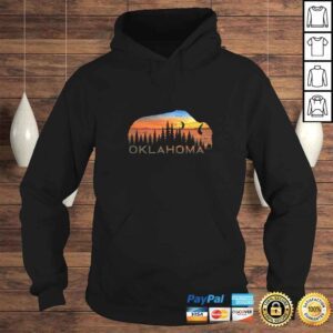 Hoodie Oklahoma Sunset Buffalo Gift Top