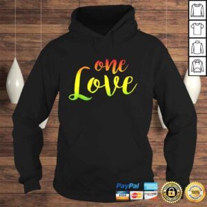 Hoodie One Love Rasta Reggae Roots Clothing Shirt Tee No War